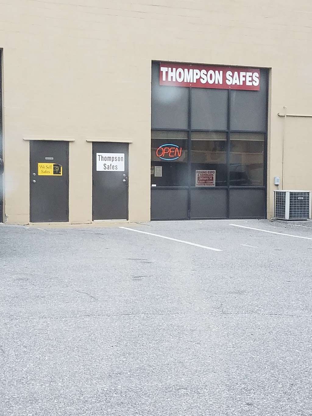 Thompson Safes | 7311 Grove Rd y, Frederick, MD 21704, USA | Phone: (301) 631-1500