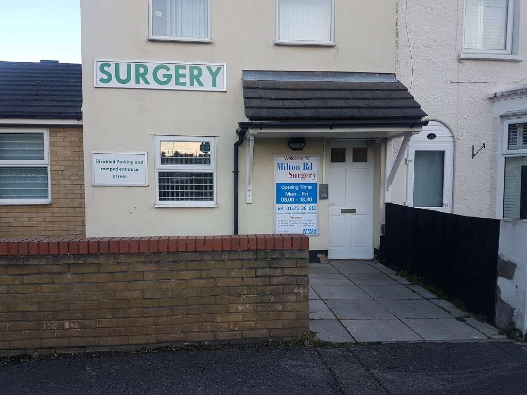 Milton Road Surgery | 12 Milton Rd, Grays RM17 5EZ, UK | Phone: 01375 381612