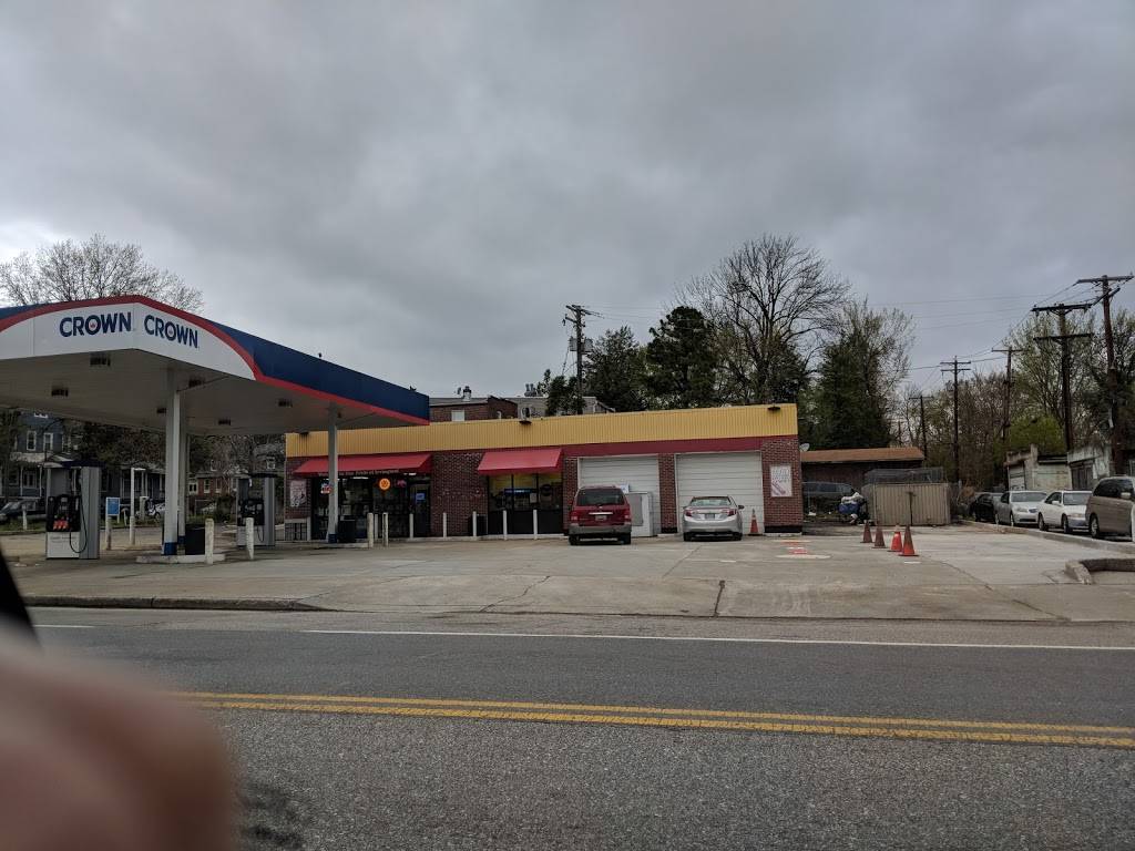 Crown Gas Station - 4123 Frederick Ave, Baltimore, MD 21229, USA ...