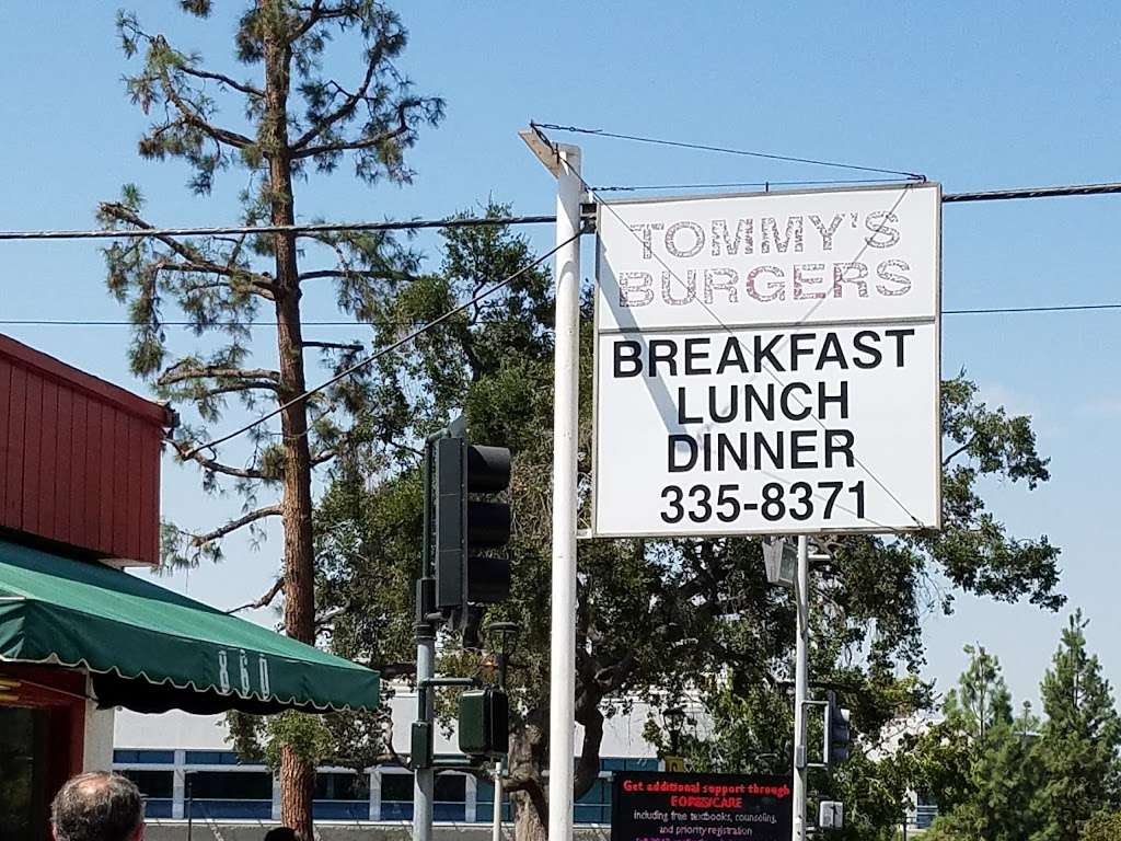 Tommys Burgers | 860 W Foothill Blvd, Glendora, CA 91741, USA | Phone: (626) 335-8371