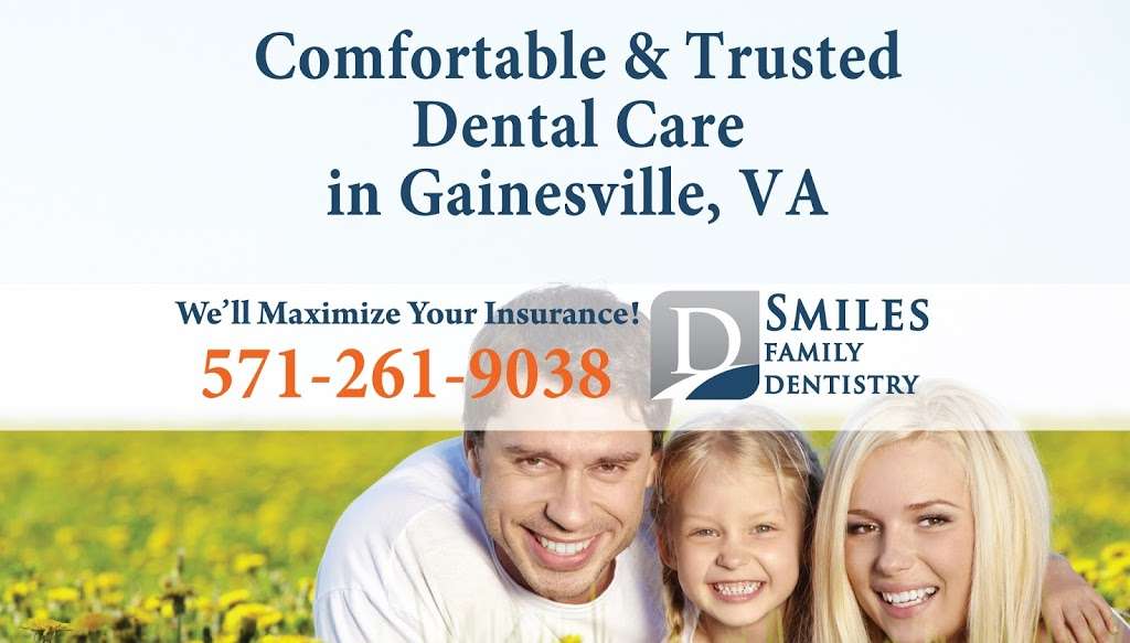 D Smiles Family Dentistry | 8082 Crescent Park Dr, Gainesville, VA 20155 | Phone: (571) 261-9038