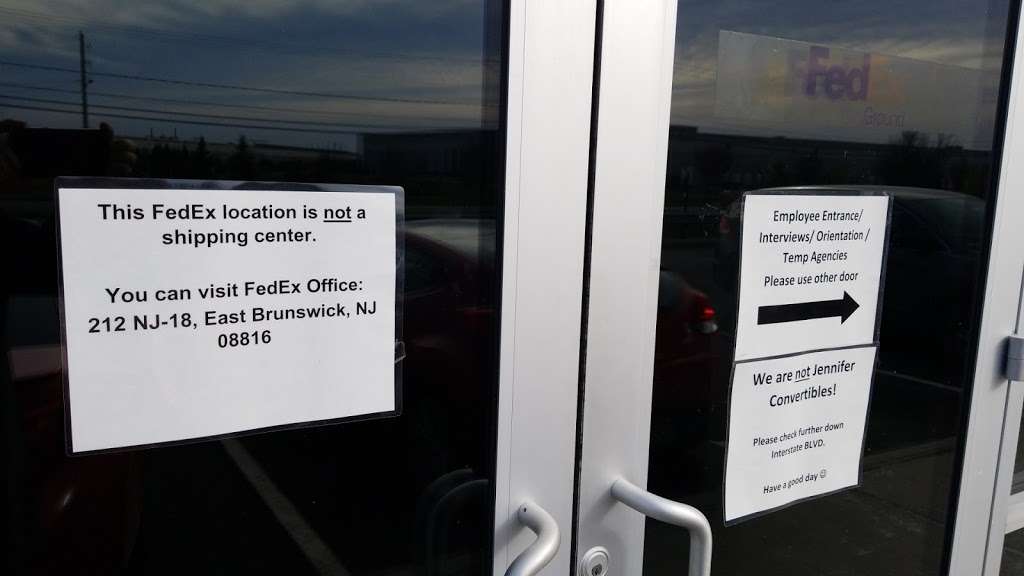 FedEx Ground | 130 Interstate Blvd, East Brunswick, NJ 08816, USA