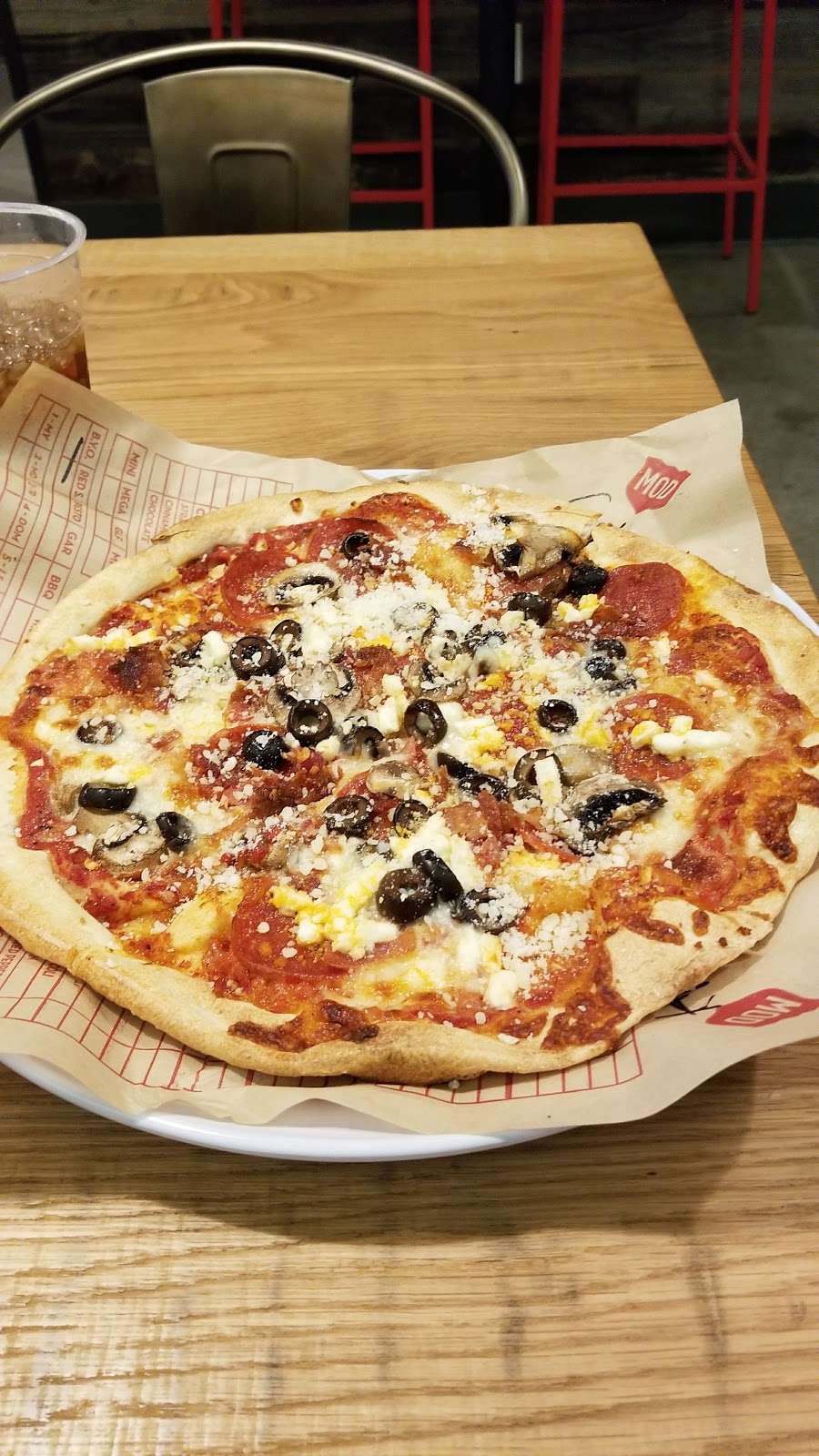 MOD Pizza | 9315 Spencer Hwy Suite G, Deer Park, TX 77536 | Phone: (832) 835-3137