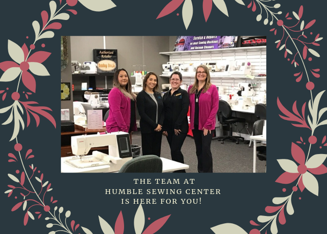 Humble Sewing Center | 611 Farm to Market 1960 Bypass Rd E Suite D, Humble, TX 77338 | Phone: (281) 446-1818