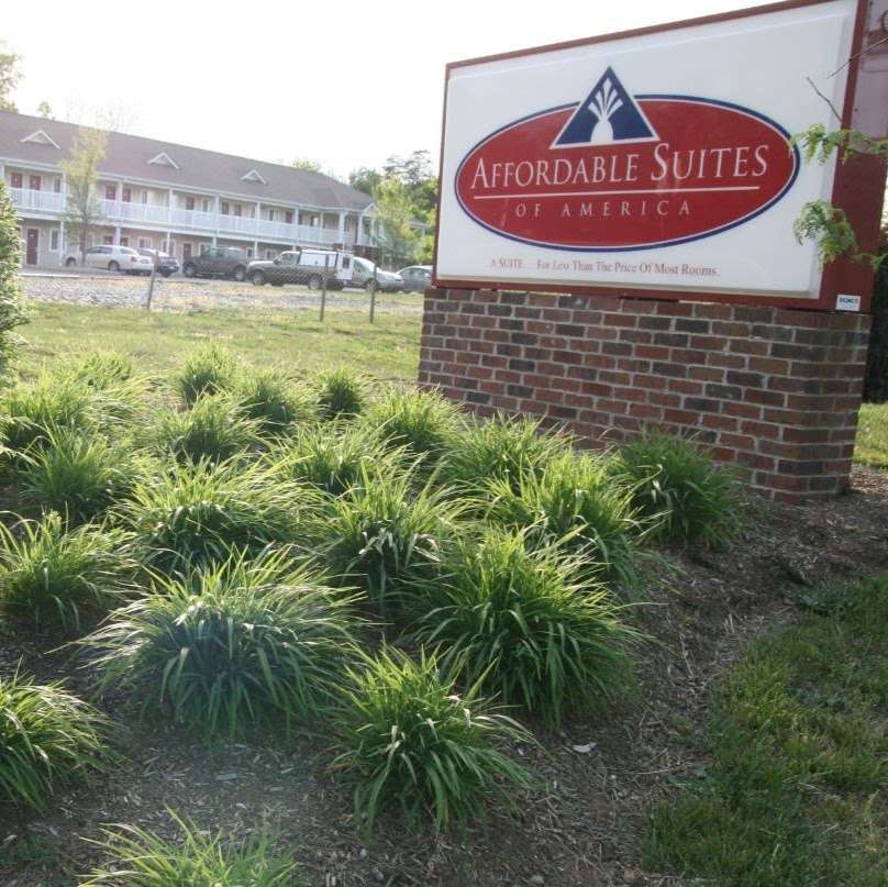 Affordable Suites of America | 204 University Blvd, Fredericksburg, VA 22406, USA | Phone: (540) 752-7170