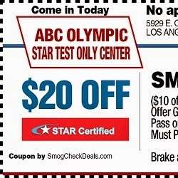 ABC Olympic Smog Test Only Center | 5929 E Olympic Blvd, Los Angeles, CA 90022, USA | Phone: (323) 712-3639