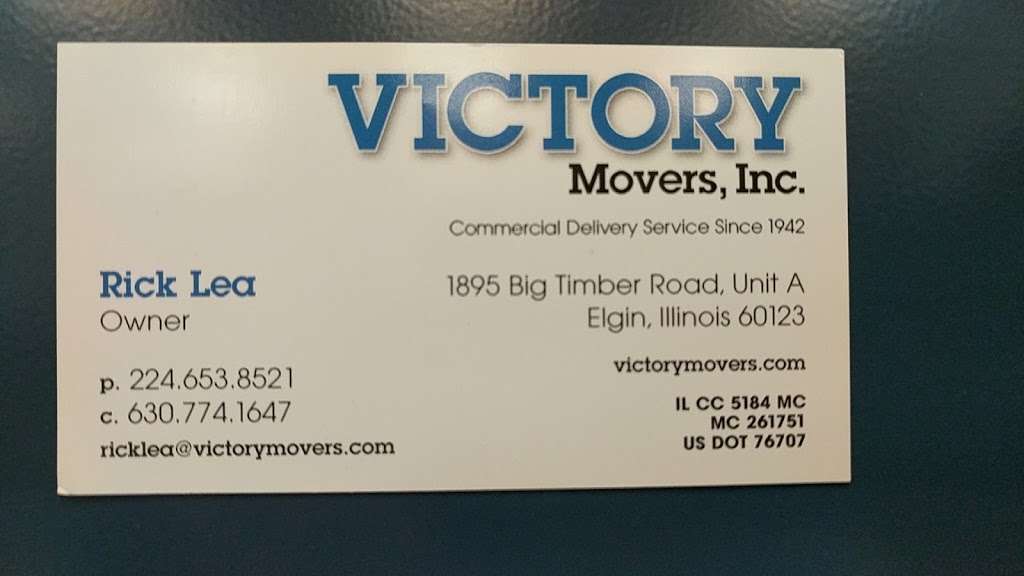 Victory Movers, Inc. | 1895 Big Timber Rd, Elgin, IL 60123, USA | Phone: (224) 653-8521