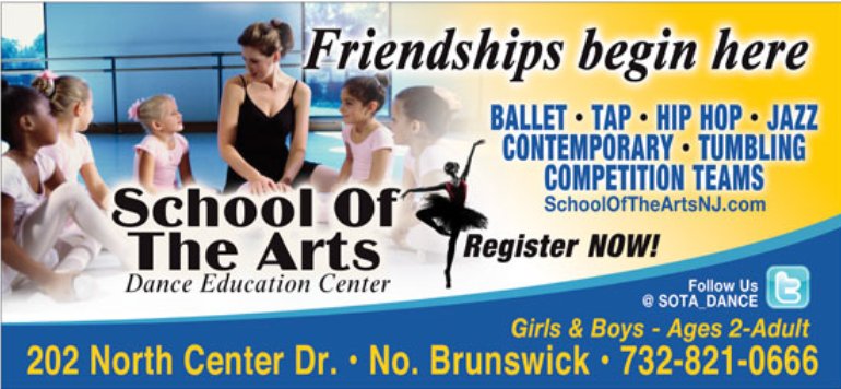 School of the Arts Dance Education Center | 202 N Center Dr, North Brunswick Township, NJ 08902, USA | Phone: (732) 821-0666