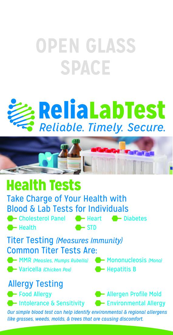 ReliaLab Test | 3656 Trousdale Dr #109, Nashville, TN 37204, USA | Phone: (615) 332-8838