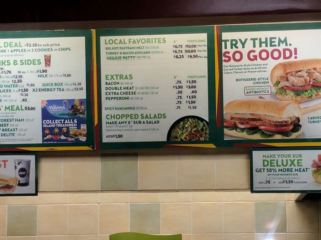 Subway Restaurants | 6472 Hollis St #109, Emeryville, CA 94608 | Phone: (510) 601-6400