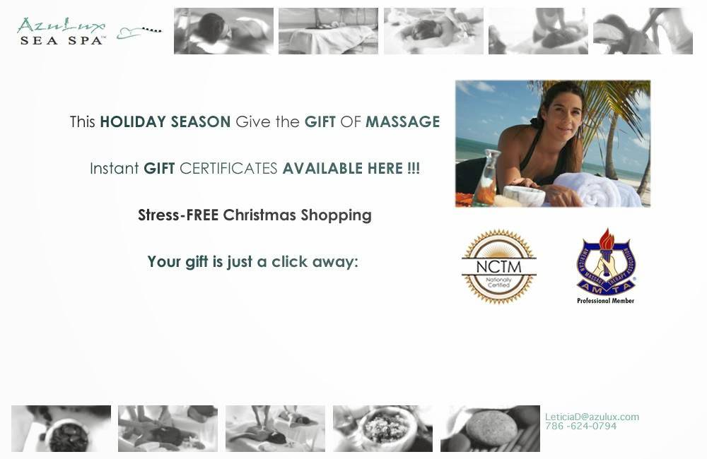 AzuLux Sea Spa, Inc (Mobile Massage) | 7330 Ocean Terrace, Miami Beach, FL 33141, USA | Phone: (786) 624-0794