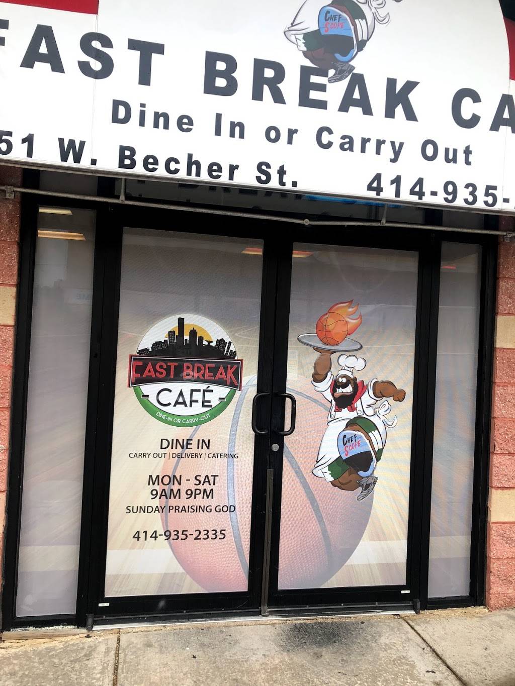 FASTBREAK CAFE | 551 W Becher St, Milwaukee, WI 53207 | Phone: (414) 935-2335