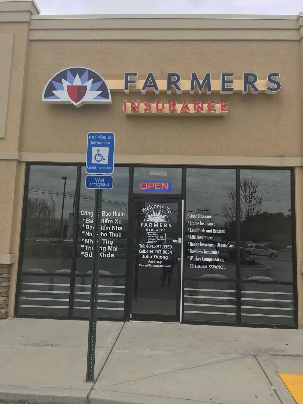 Farmers Insurance - Julia Duong | 6777 Mt Zion Blvd Ste 600, Morrow, GA 30260, USA | Phone: (404) 891-0359