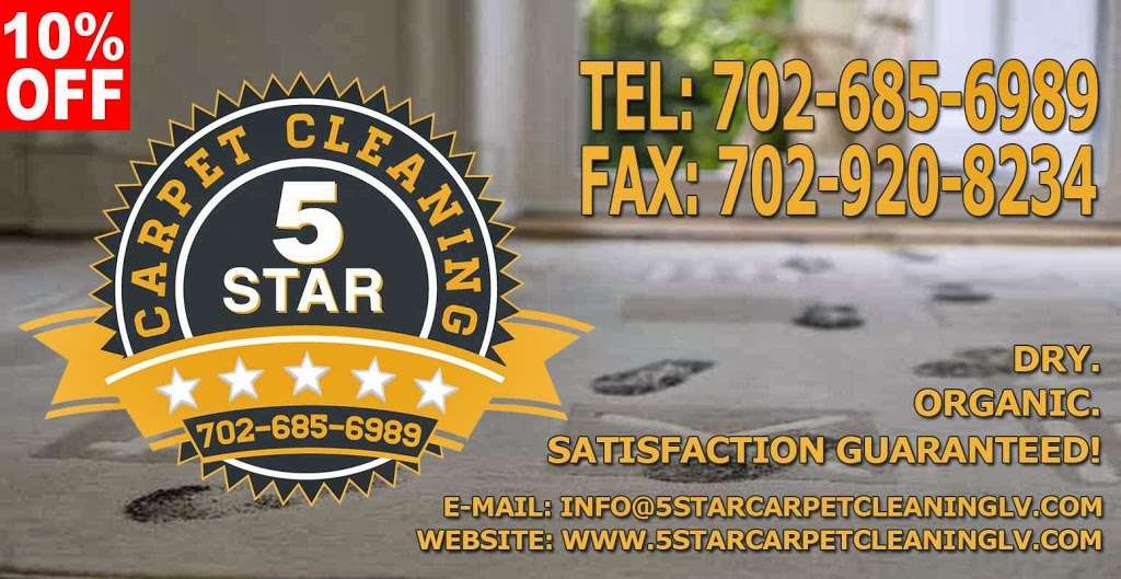 5 Star Carpet Cleaning, LLC | 9580 W Reno Ave, Las Vegas, NV 89148, USA | Phone: (702) 685-6989