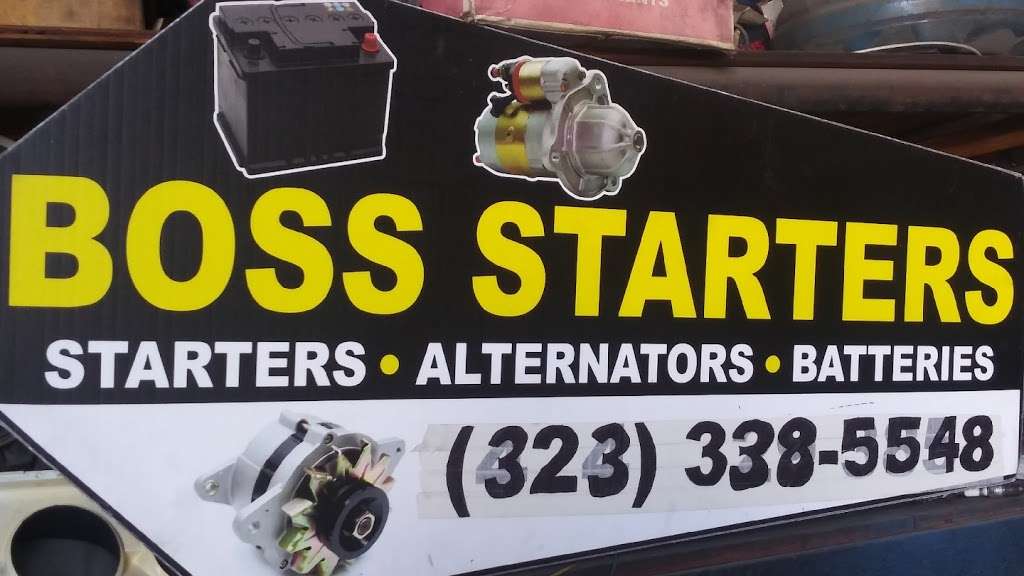 Boss Starters | 16626 S Main St Unit G, Gardena, CA 90248, USA | Phone: (323) 338-5548