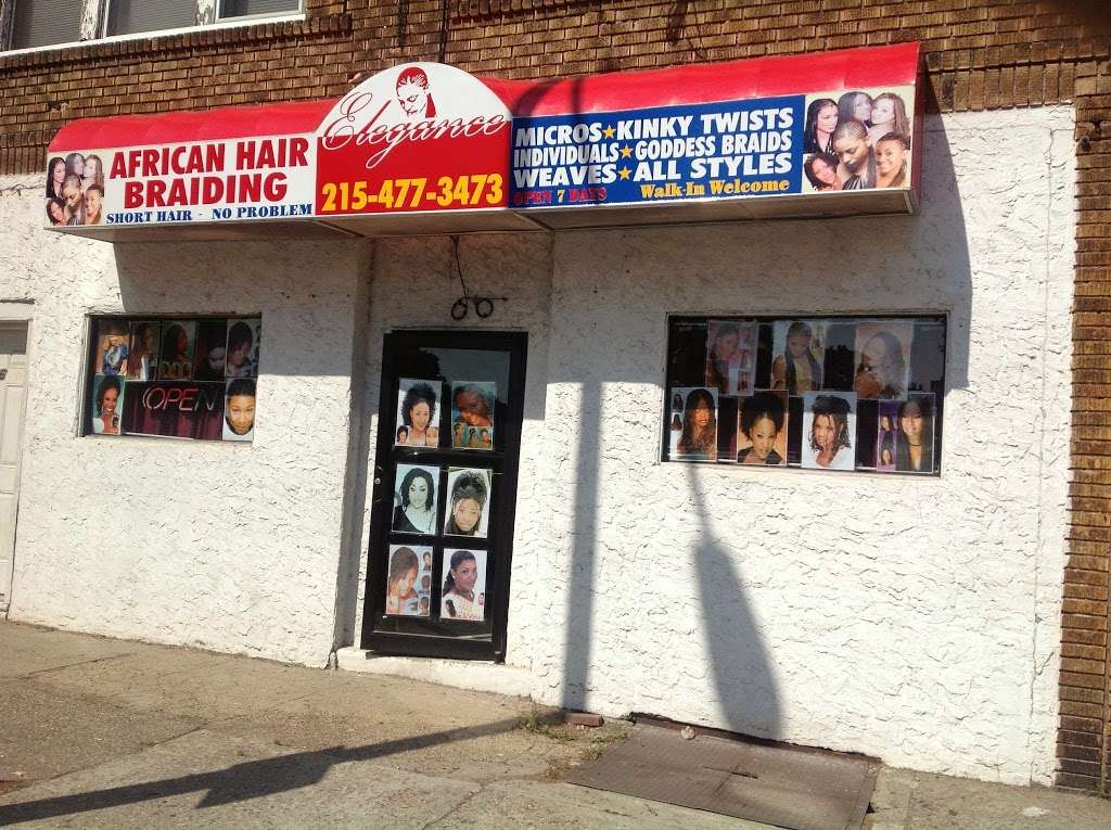 Elegance African Hair Braiding | 540 N 52nd St, Philadelphia, PA 19131, USA | Phone: (215) 477-3473