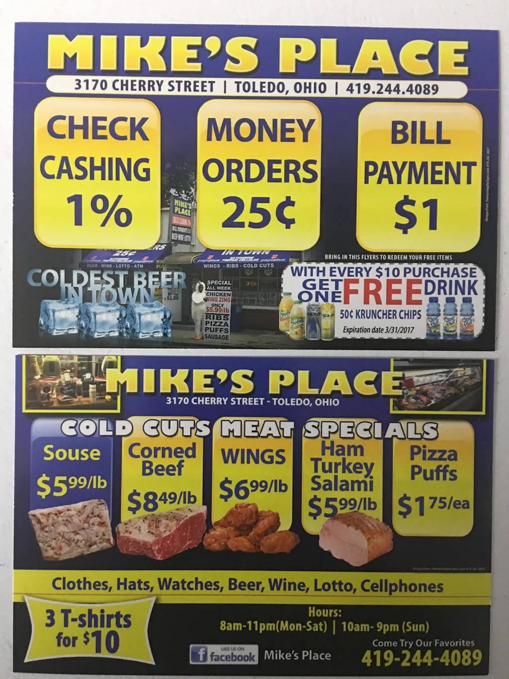 Mikes Place | 3170 Cherry St, Toledo, OH 43608, USA | Phone: (419) 244-4089
