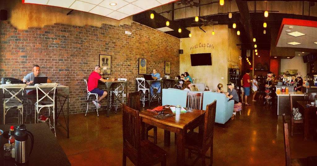 First Cup Cafe | 11525 S Fry Rd #110, Fulshear, TX 77441, USA | Phone: (346) 387-6199