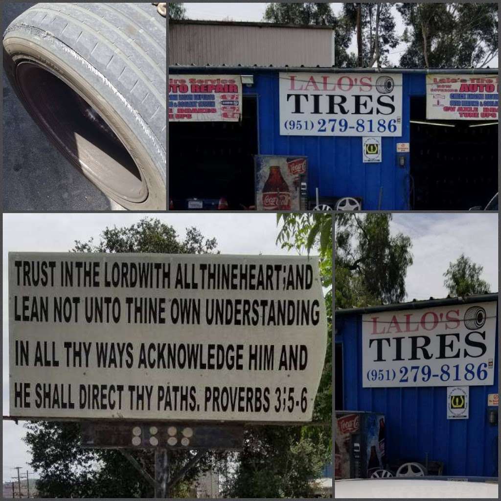 Lalos Tires Inc. | 19965 Temescal Canyon Rd, Corona, CA 92881, USA | Phone: (951) 279-8186