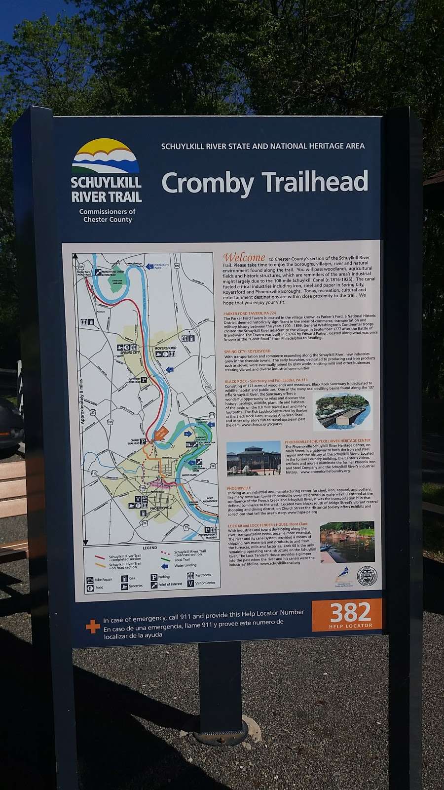 Cromby Trailhead | 367 Township Line Rd, Phoenixville, PA 19460, USA