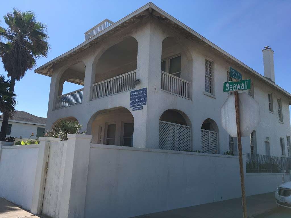 Galveston Seawall House | 1802 Seawall Blvd, Galveston, TX 77550, USA | Phone: (409) 599-6193