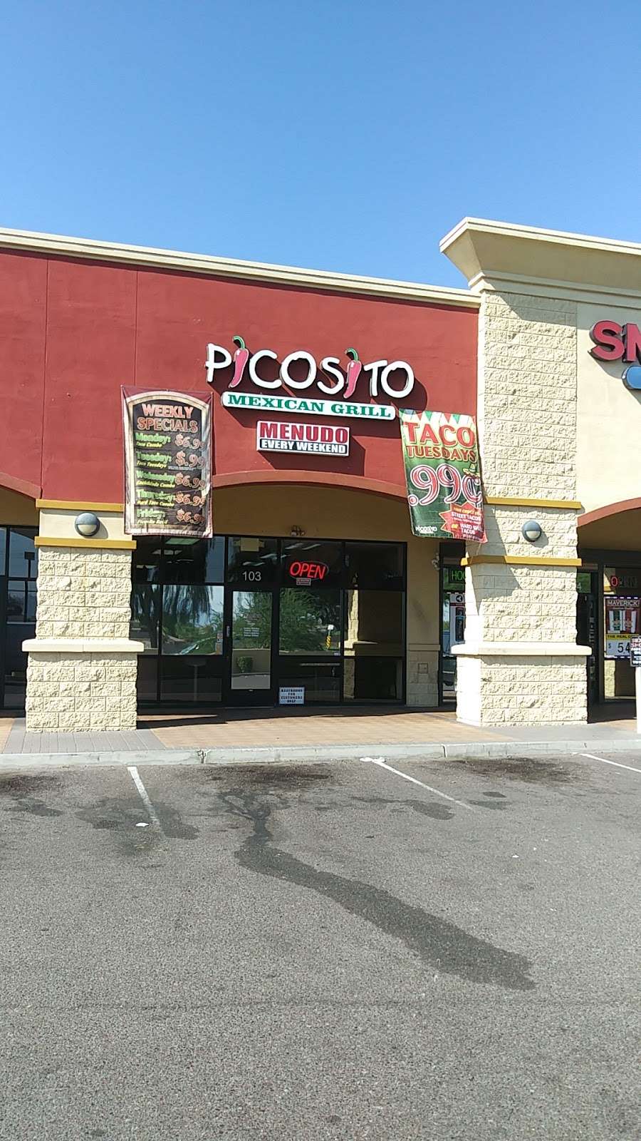 Picosito Mexican Grill | 8240 W Lower Buckeye Rd # 103, Phoenix, AZ 85043, USA | Phone: (623) 907-9092