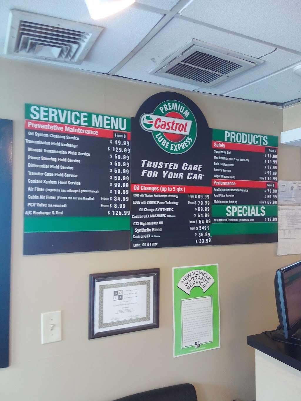 Castrol Premium Lube Express | 31 NY-59, Nyack, NY 10960 | Phone: (845) 348-7095