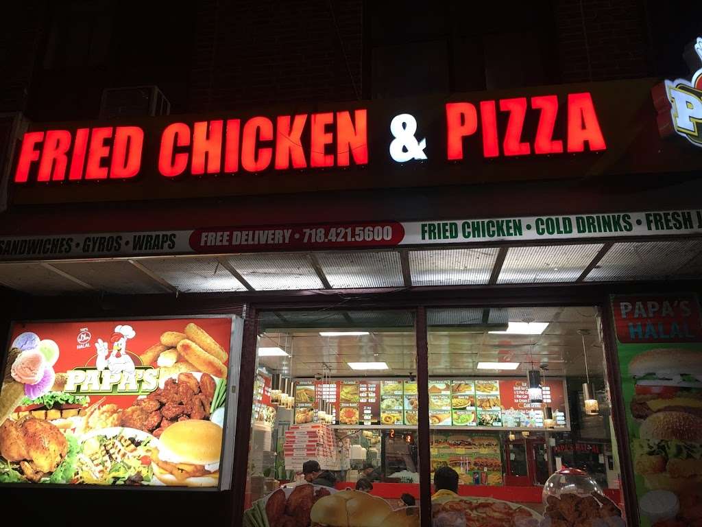 Papas Halal Fried Chicken & Pizza | 1036 Coney Island Ave, Brooklyn, NY 11230, USA | Phone: (718) 421-5600