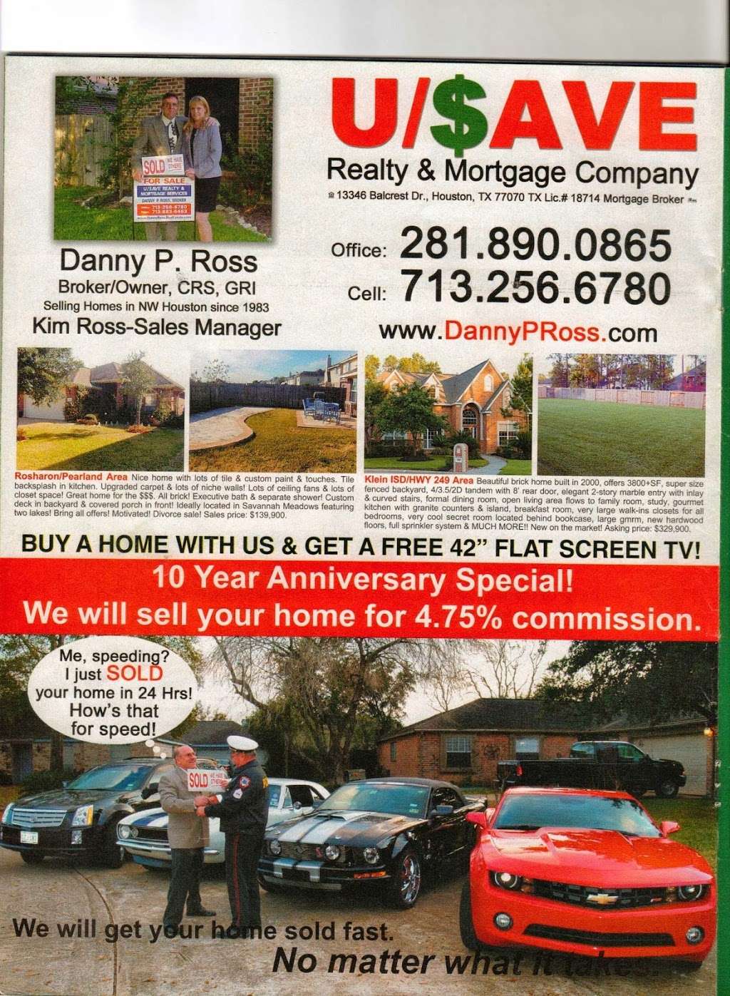 U/SAve Realty & Mort. Co | 9711 Wakefield Village Dr, Houston, TX 77095, USA | Phone: (281) 345-8050