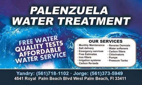 Palenzuela Water Treatment | 4541 Royal Palm Beach Blvd, West Palm Beach, FL 33411, USA | Phone: (561) 718-1102