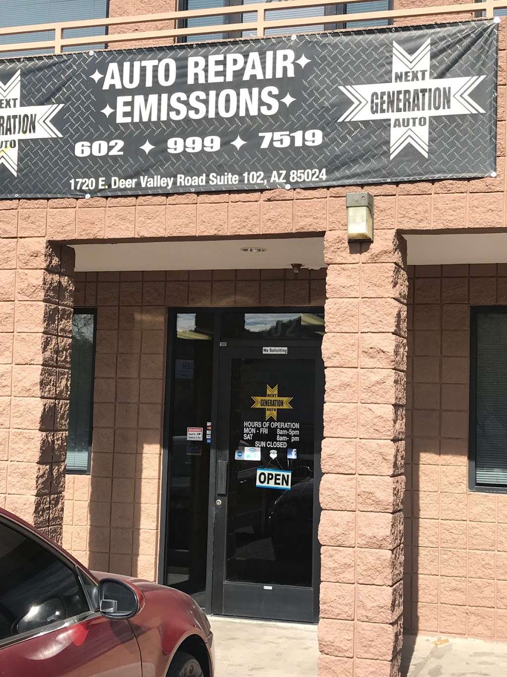 Next Generation Auto Repair and Emissions | 1720 E Deer Valley Rd #102, Phoenix, AZ 85024, USA | Phone: (602) 999-7519