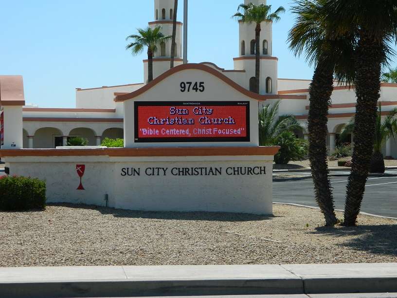 Sun City Christian Church | 9745 W Palmeras Dr, Sun City, AZ 85373, USA | Phone: (623) 972-6179