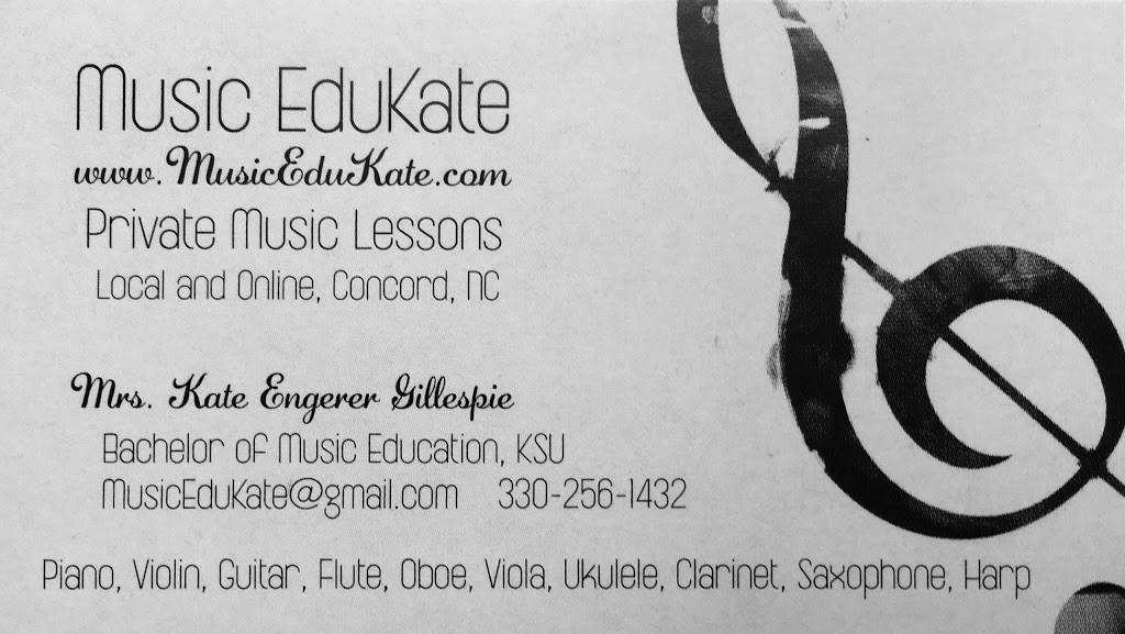 Music EduKate Lessons | 360 Tidmarsh Ct NW, Concord, NC 28027, USA | Phone: (330) 256-1432