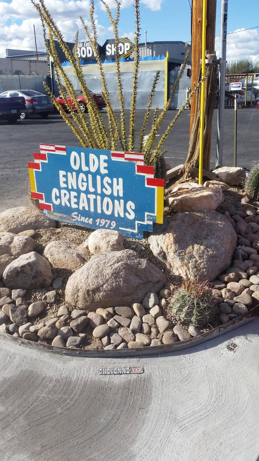 Olde English Creations | 1750 W Roger Rd, Tucson, AZ 85705, USA | Phone: (520) 887-3262