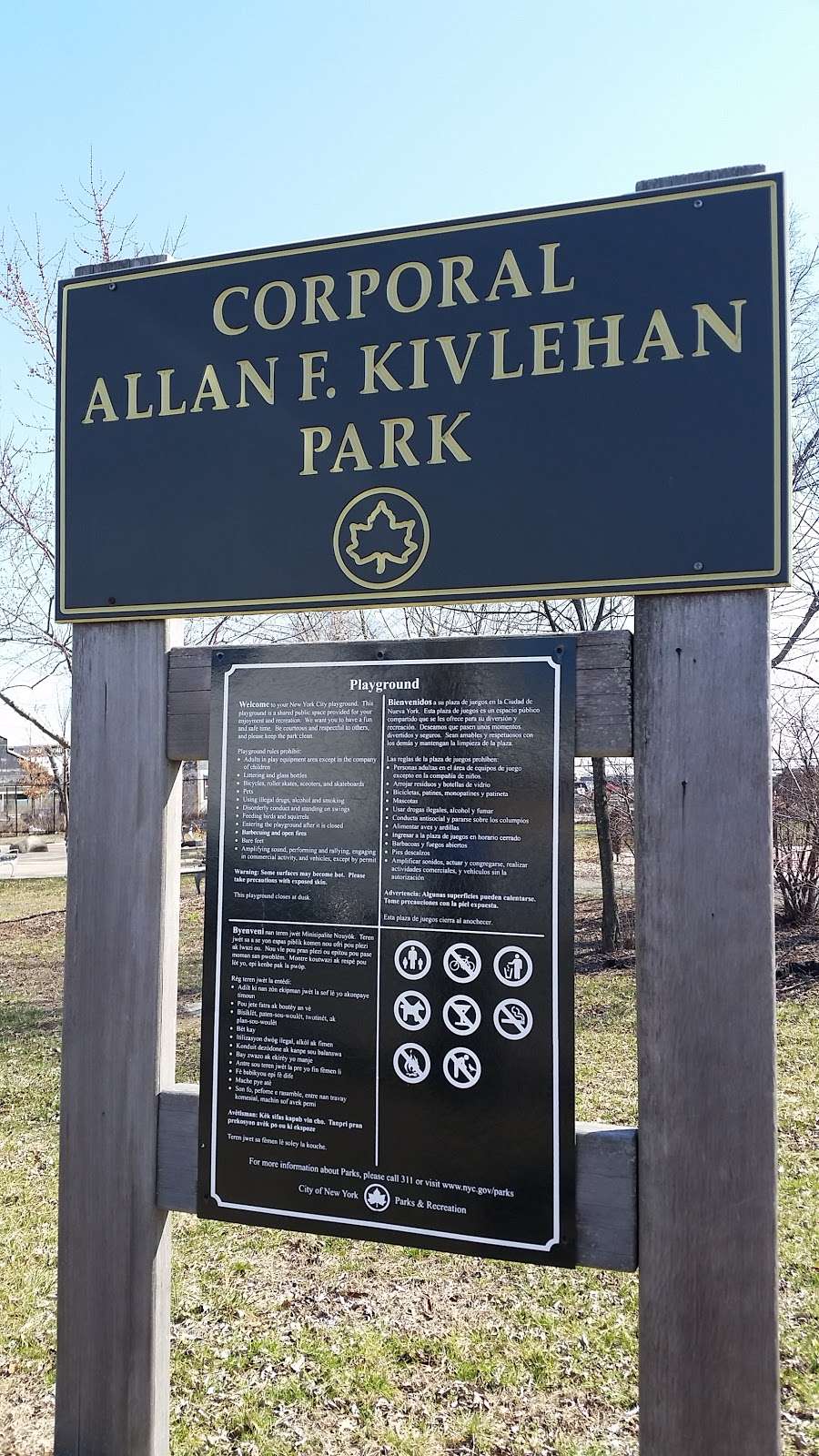 Allan F. Kivlehan Playground | New Dorp Ln & Cedar Grove Ave, Staten Island, NY 10306, USA | Phone: (718) 354-4606