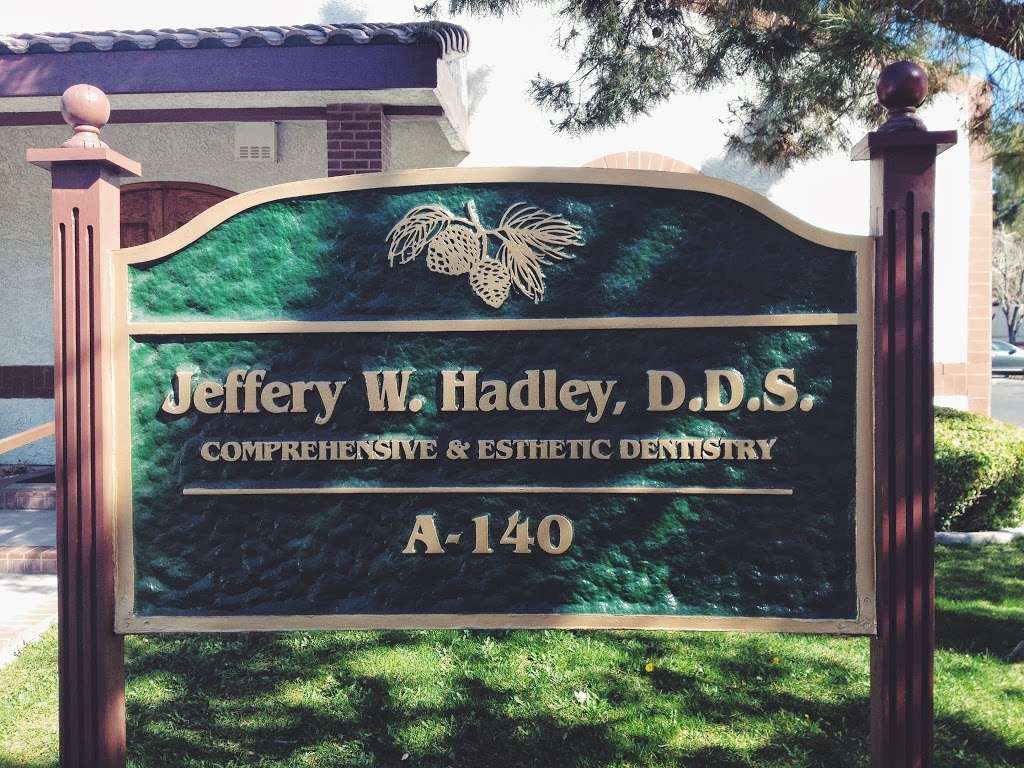 Jeffery W. Hadley, D.D.S. | Suite A-140, 3910, Pecos-McLeod Interconnect, Las Vegas, NV 89121, USA | Phone: (702) 454-7695