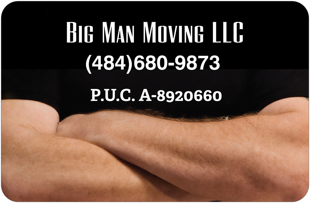Big Man Moving LLC | 1518 Manley Rd, West Chester, PA 19382, USA | Phone: (484) 680-9873
