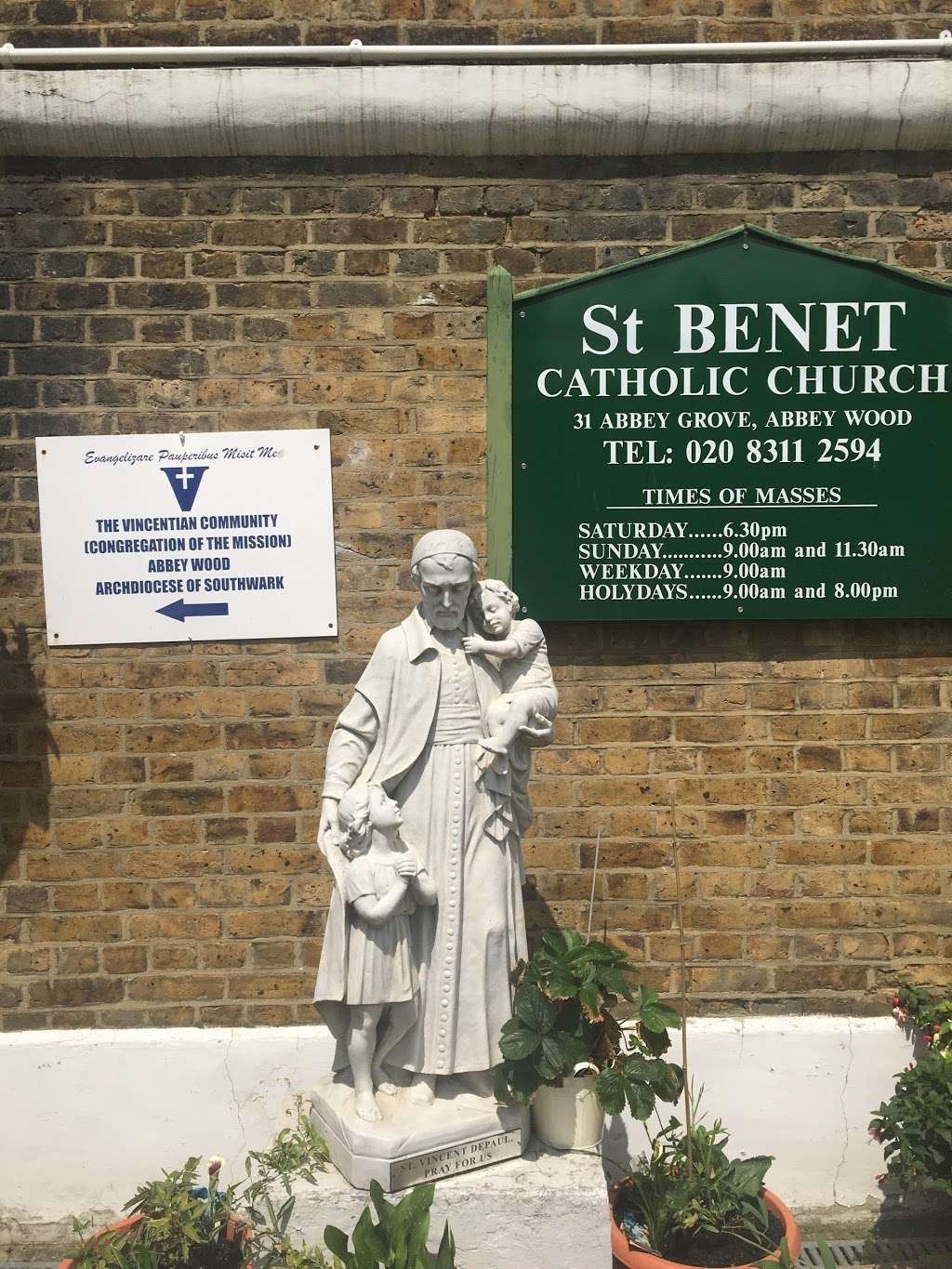 St. Benet Catholic Church | 31 Abbey Grove, London SE2 9EU, UK | Phone: 020 8311 2594