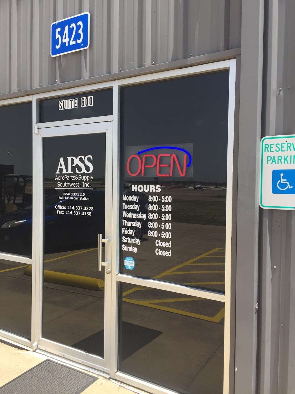 AeroParts & Supply Southwest, Inc. | 5423 Saturn Dr #600, Dallas, TX 75237, USA | Phone: (800) 672-1090