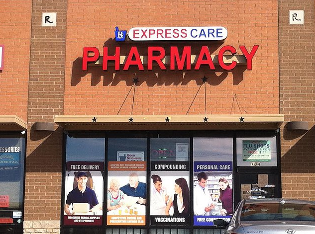 Express Care Pharmacy | 3648 Old Denton Rd #104, Carrollton, TX 75007, USA | Phone: (214) 800-5526