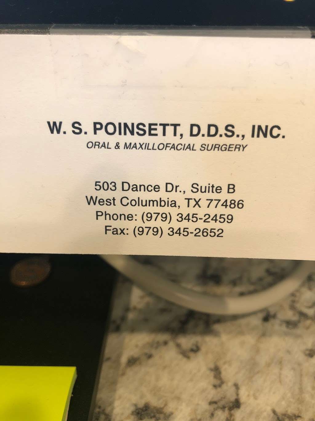 W S Poinsett Inc | 215 Oak Dr S # E, Lake Jackson, TX 77566, USA | Phone: (979) 345-2459