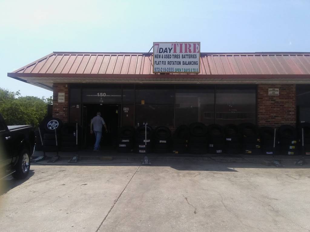 7 Day Tire | 150 S Valley Pkwy, Lewisville, TX 75067, USA | Phone: (972) 219-0555