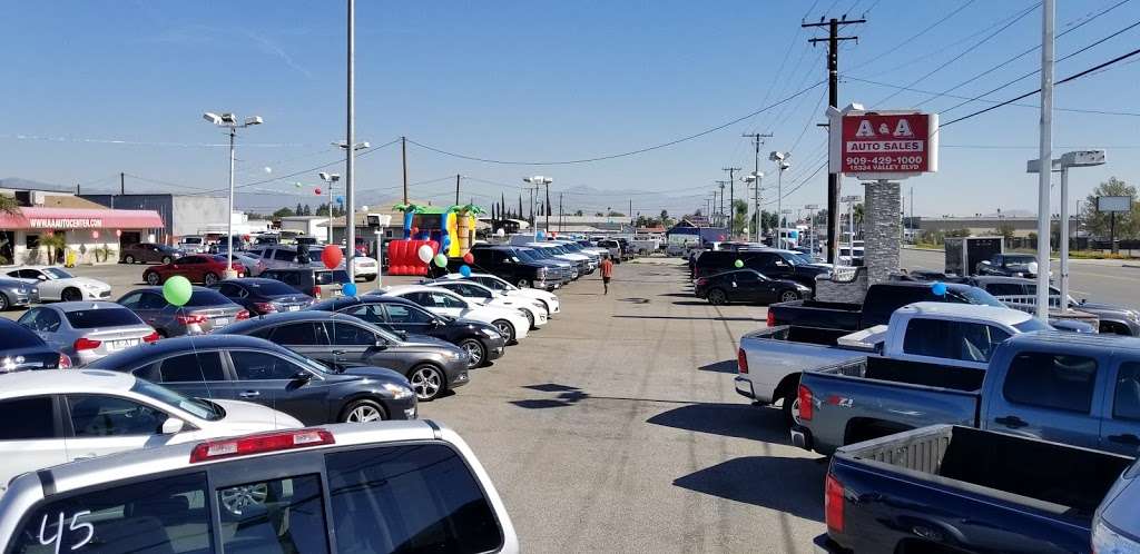 A & A Auto Sales | 15334 Valley Blvd, Fontana, CA 92335, USA | Phone: (909) 429-1000