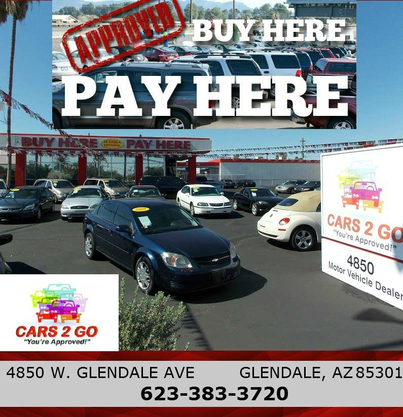 Cars 2 Go Inc | 4850 W Glendale Ave, Glendale, AZ 85301, USA | Phone: (623) 934-2600