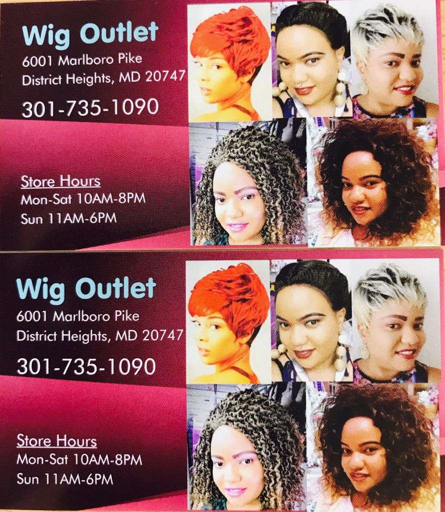 Wig Outlet | 6001 Marlboro Pike, District Heights, MD 20747, USA | Phone: (301) 735-1090