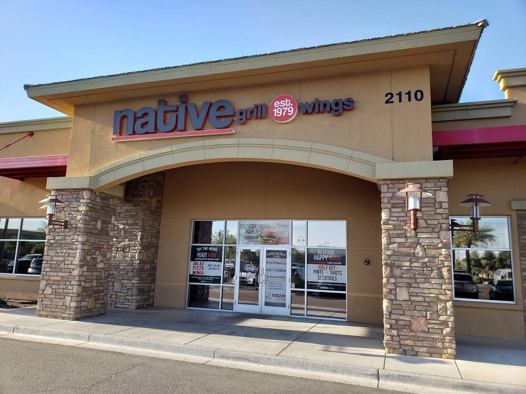 Native Grill & Wings | 2110 S Gilbert Rd, Chandler, AZ 85286 | Phone: (480) 782-0840