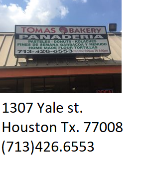 Tomas Bakery | 9756 Bauman Rd, Houston, TX 77076, USA | Phone: (713) 691-8953