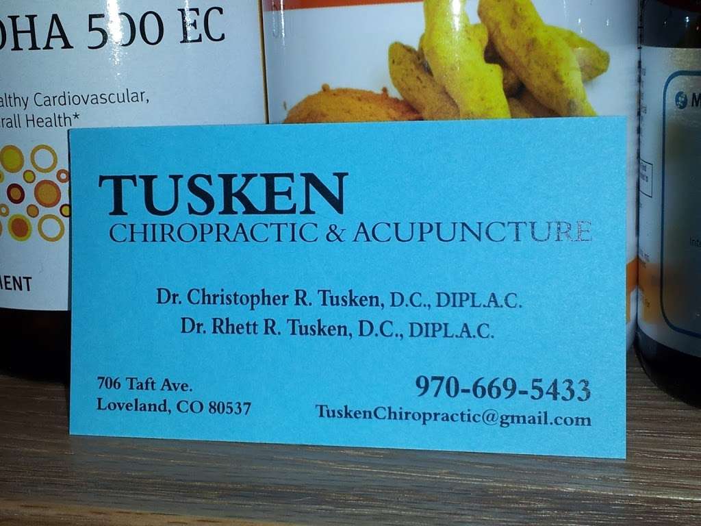 Tusken Chiropractic and Acupuncture | 706 N Taft Ave, Loveland, CO 80537 | Phone: (970) 669-5433
