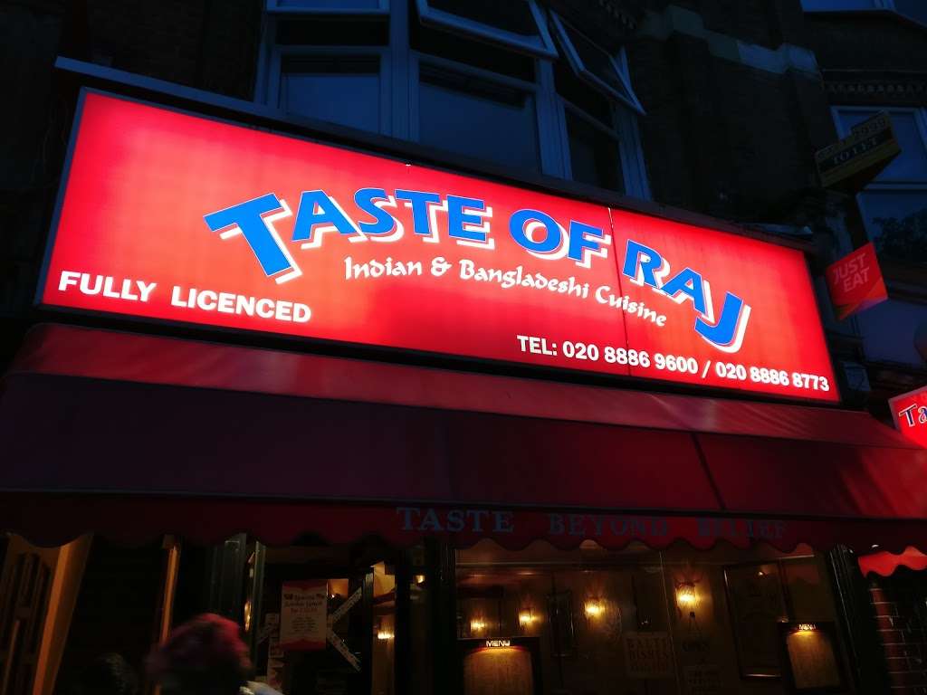 Taste Of Raj | 76 Aldermans Hill, London N13 4PP, UK | Phone: 020 8886 8773