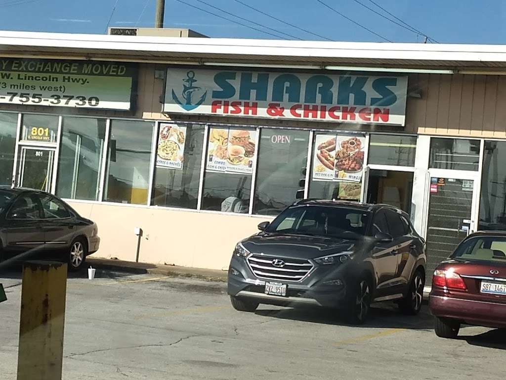 Sharks Fish & Chicken | 801 Lincoln Hwy, Ford Heights, IL 60411, USA | Phone: (708) 758-4500